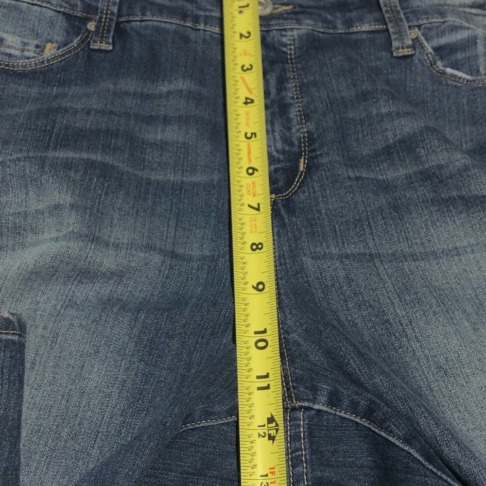 Vintage X America Women's Dark Blue Boho Skinny Jeans Size 18W - Picture 10 of 11